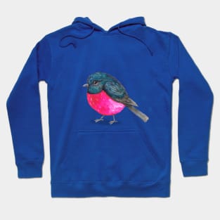 Pink robin Hoodie